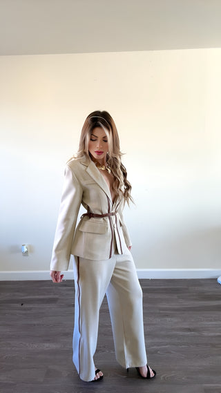 My burby blazer pants set