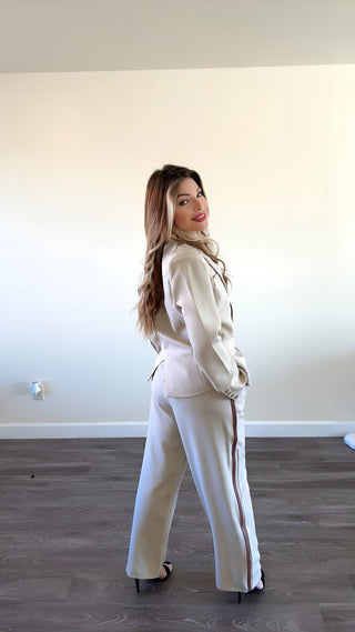 My burby blazer pants set