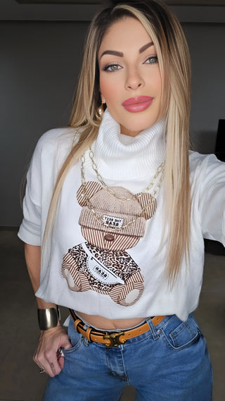 Blind Teddy 🧸 Bear Sweater top