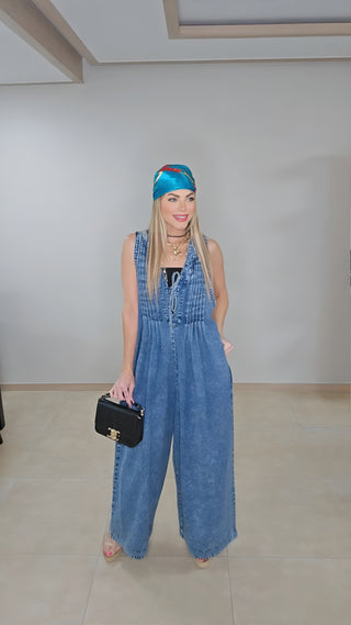 Melina Denim jumpsuit