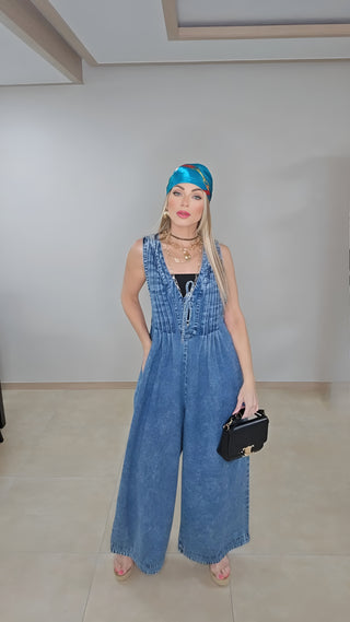 Melina Denim jumpsuit