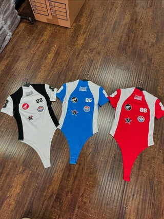 Hi neck racing bodysuit