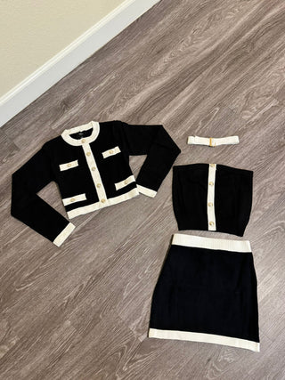 COCO 3 pieces skirt set