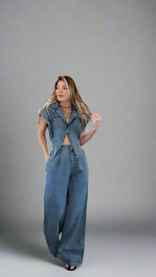 Eternal Denim pants Set