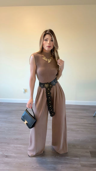 My latte jumpsuit