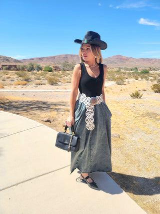 Anaís Denim Maxi dress